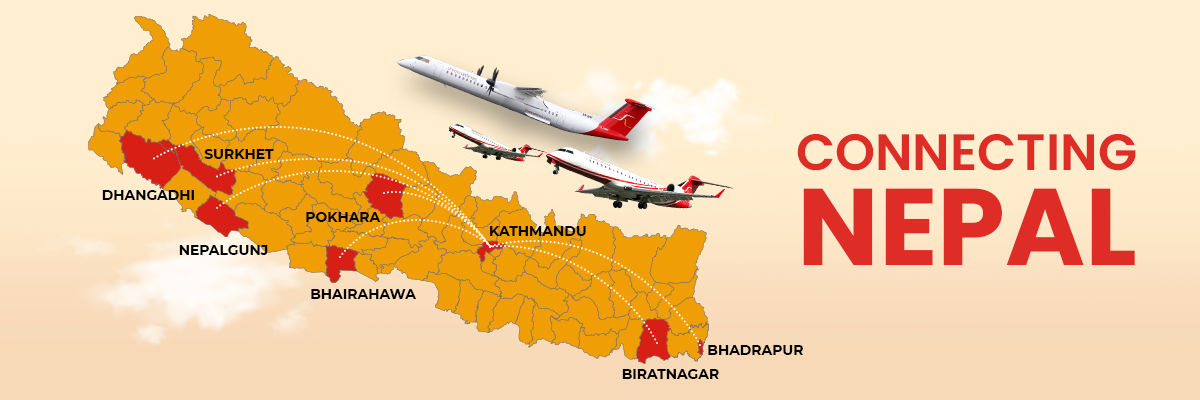 Domestic flight in nepal